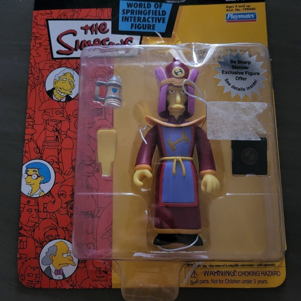 The Simpsons World of Springfield Interactive Figure Number One Figure